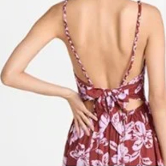 NWT FREE PEOPLE the perfect sundress in watermelon combo size XS/S - Picture 8 of 13